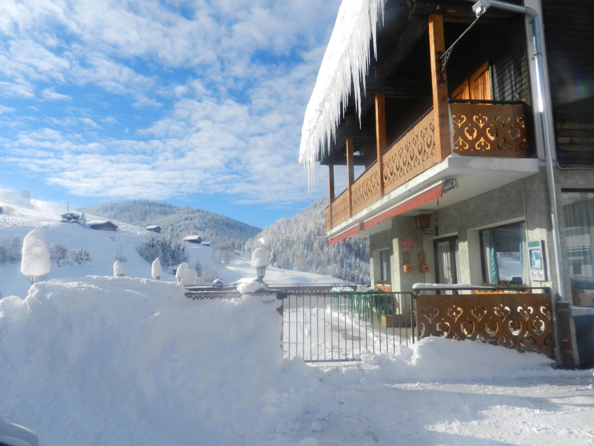 Chalet-Hotel Du Borderan La Clusaz Esterno foto